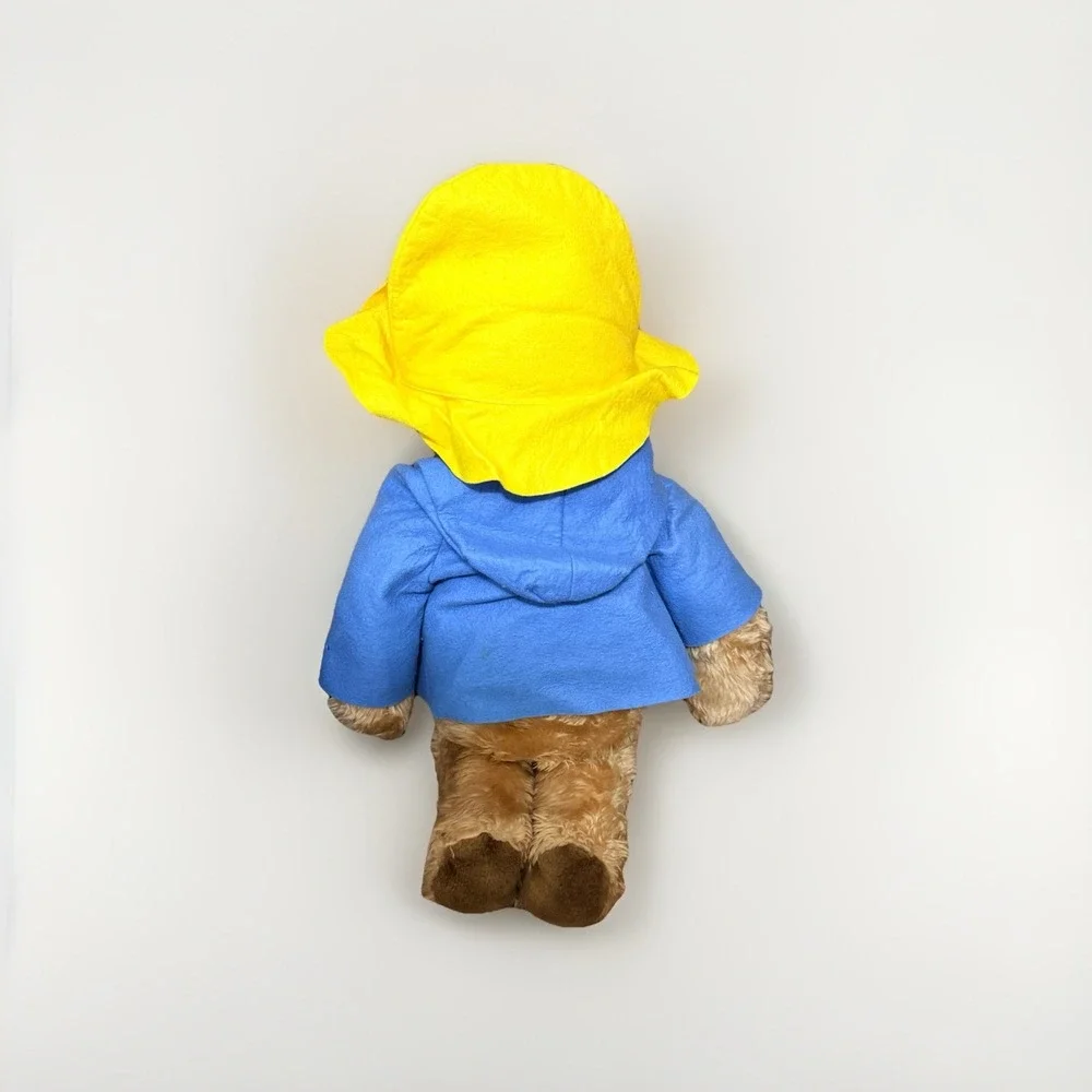 Paddington Bear Plush Blue Coat London Yellow Hat Collectible 26 Inch (approx)